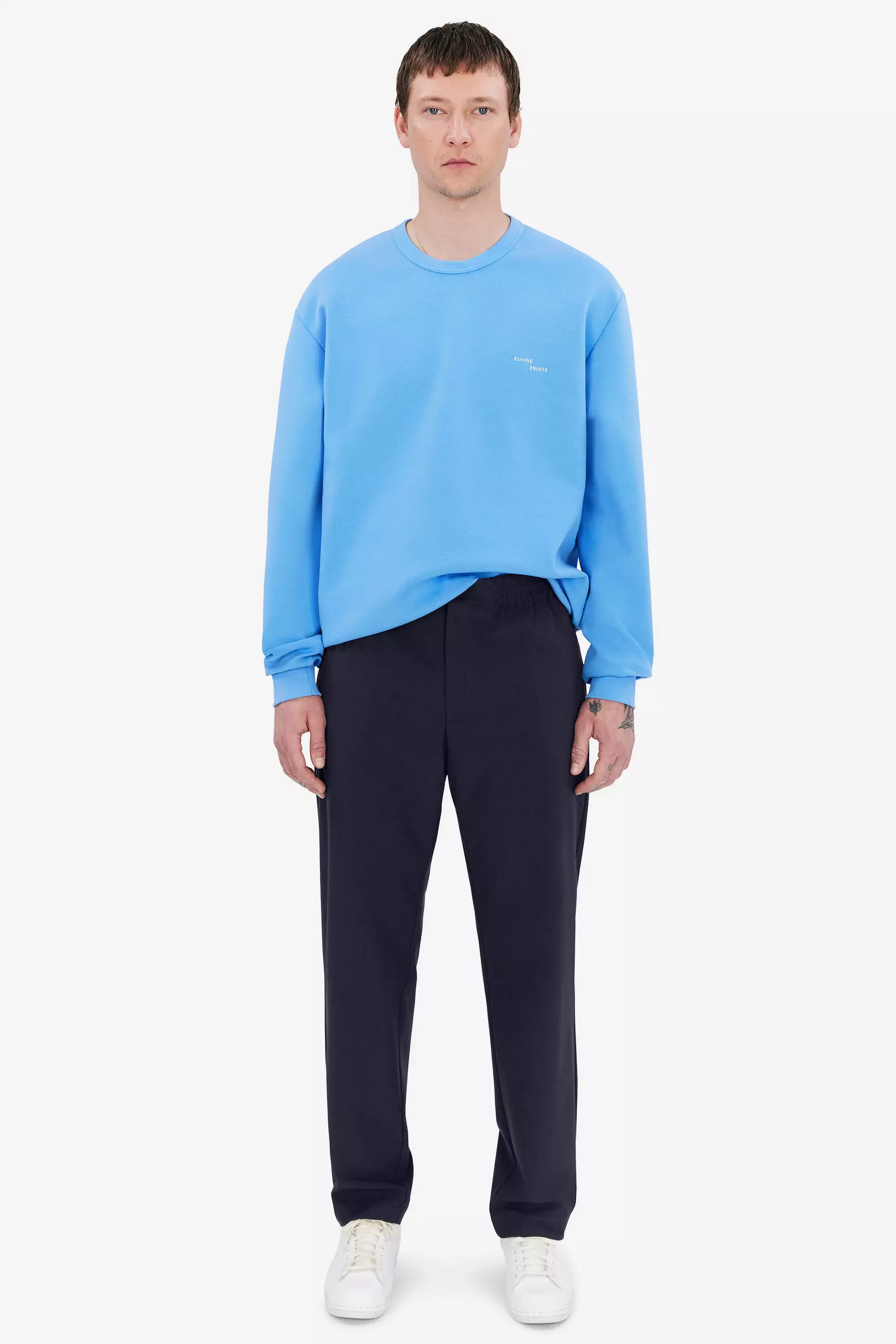 Elvine Johanson Flex Dark Navy Hose heren dunkelblau